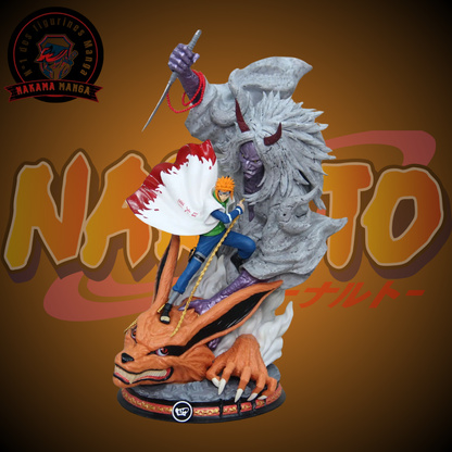 Figurine Naruto Shippuden - Minato vs Kyubi