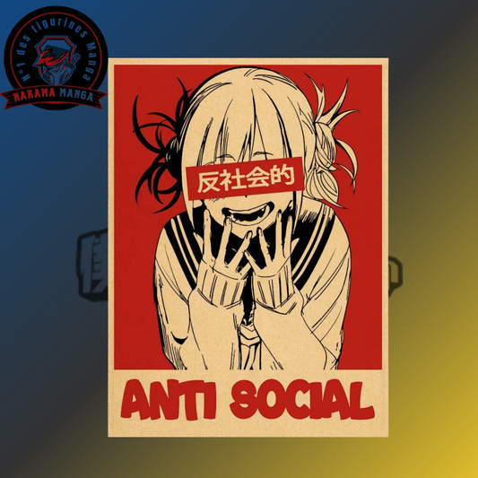 Affiche My Hero Academia - Himiko Toga "Anti Social"