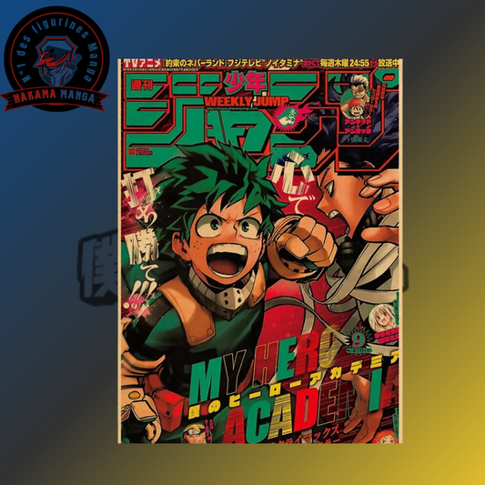Affiche My Hero Academia - Izuku Midoriya " Weekly Jump"