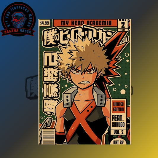 Affiche My Hero Academia - Katsuki Bakugo