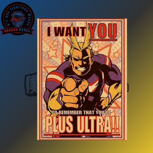 Affiche My Hero Academia - All Might " President"