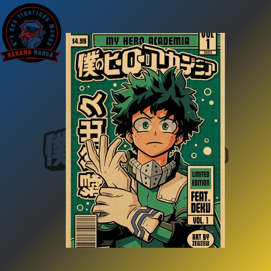 Affiche My Hero Academia - Izuku Midoriya alias Deku