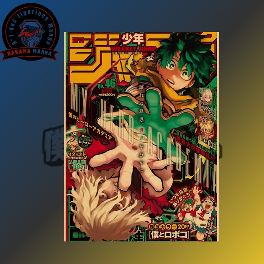 Affiche My Hero Academia - Tomura Shigaraki & Izuku Midoriya "Weekly Jump"
