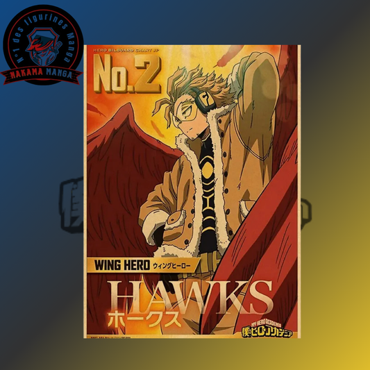 Affiche My Hero Academia - Keigo Takami alias Hawks